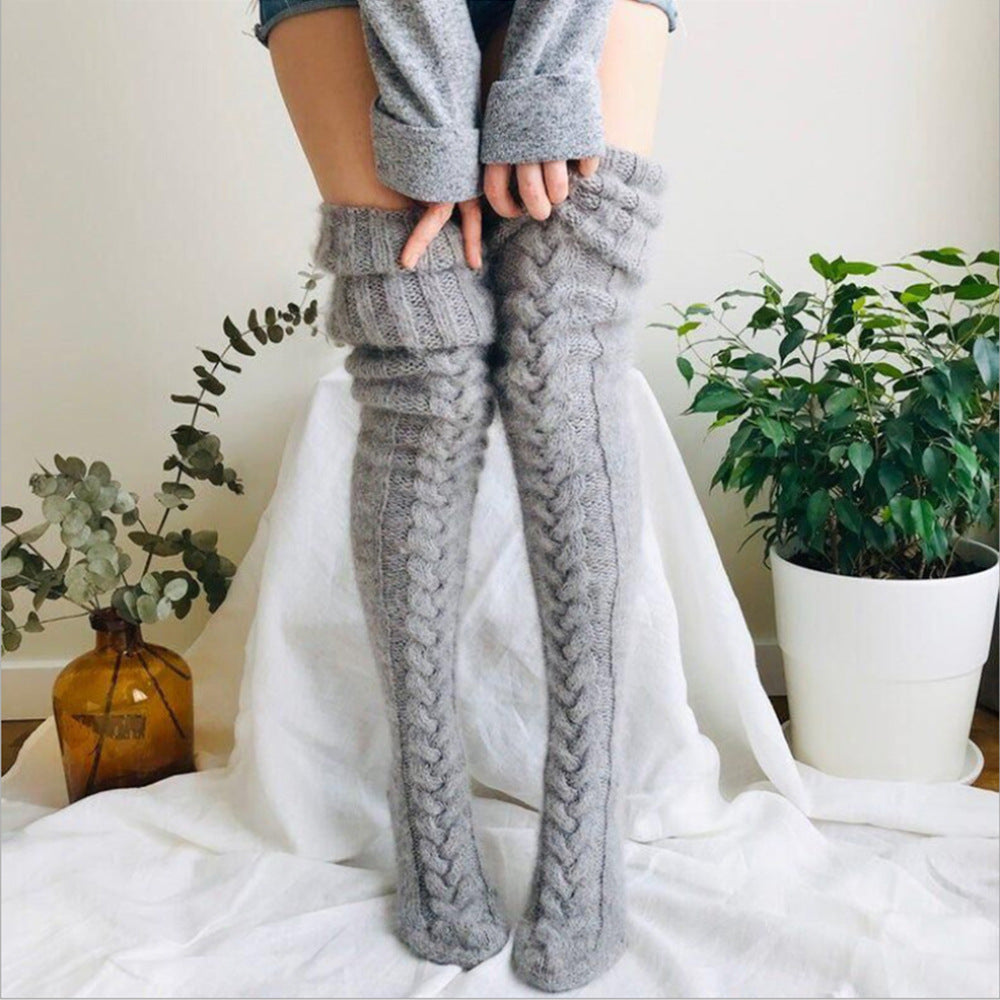 Wool Foot Warmer Stockings