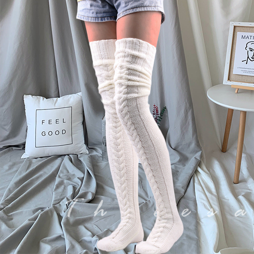 Wool Foot Warmer Stockings