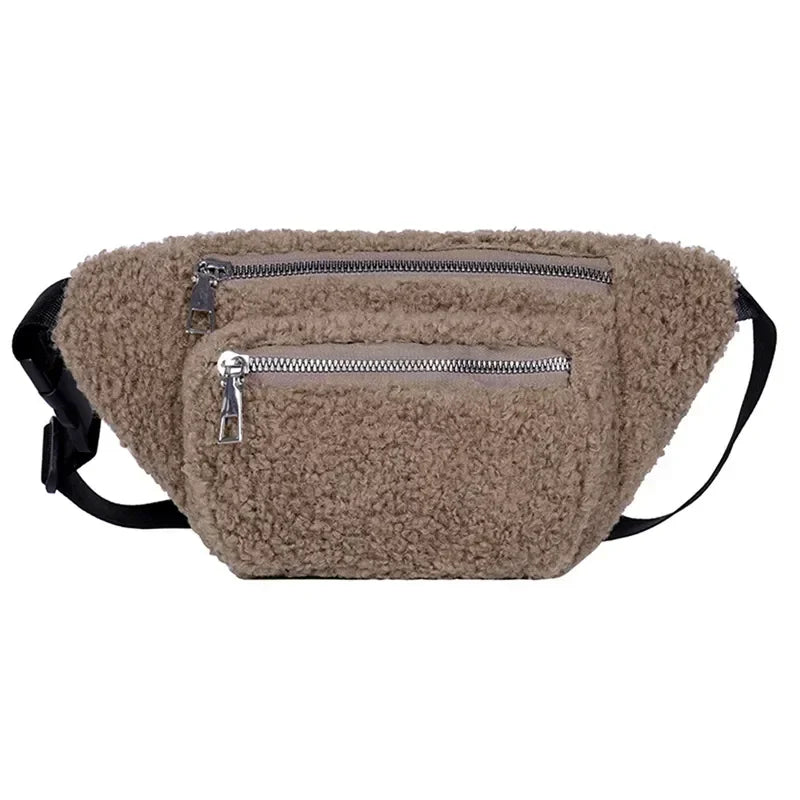 Plush  Faux Fur Bum Bag