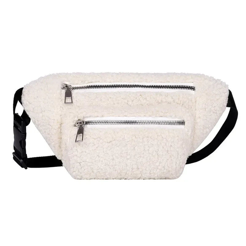 Plush  Faux Fur Bum Bag